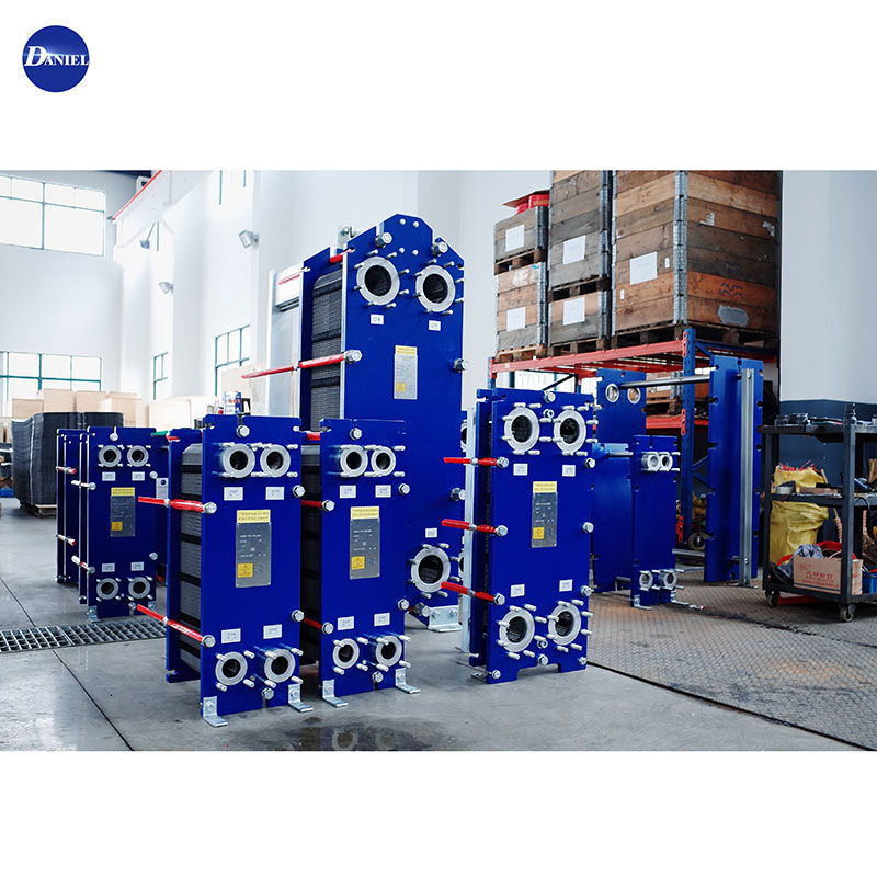 Spiral R410a Əks Axan Balıq Təsərrüfatı Plitəsi İstilik dəyişdirici Plitəsi və Çərçivəsi İstilik dəyişdiricisi